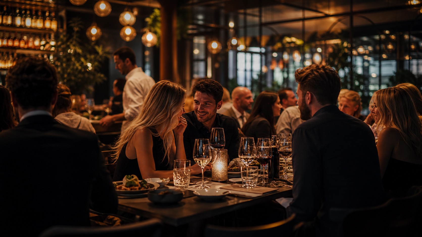 Ambiance conviviale pour contenu horeca